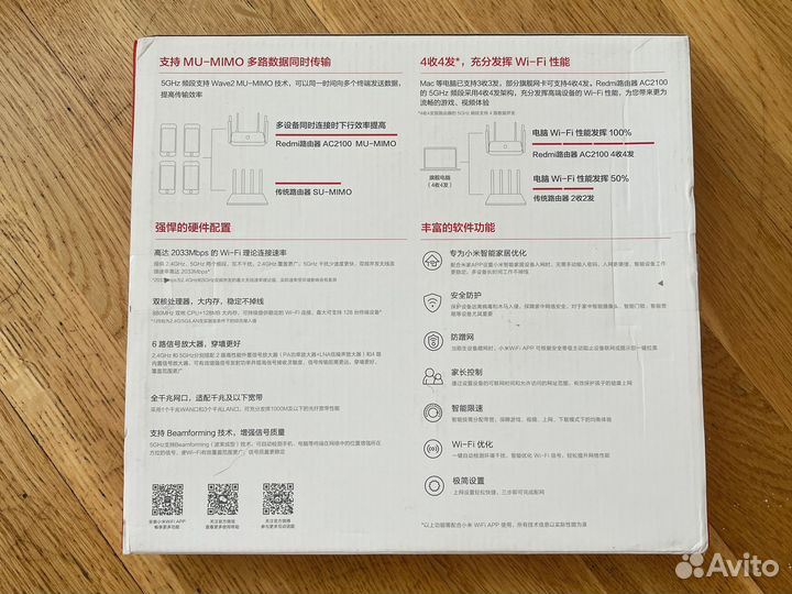 Wi-Fi роутер Xiaomi Redmi Router AC2100