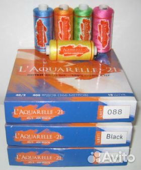 Нитки акварель 40/2