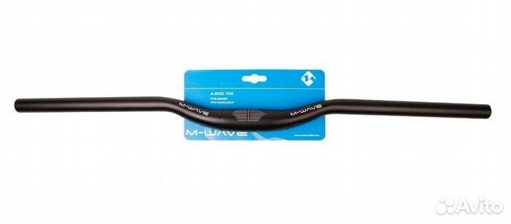 Руль M-Wave, L 700 мм, D 31.8 мм, H 30 мм, черный