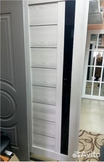 Дверь межкомнатная «Беллона М-12» Ривьера Айс