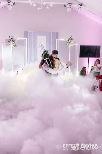 Тяжелый дым \ фонтаны \ свет \ конфетти \ вертушки