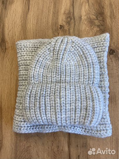 Комплект шапка и снуд