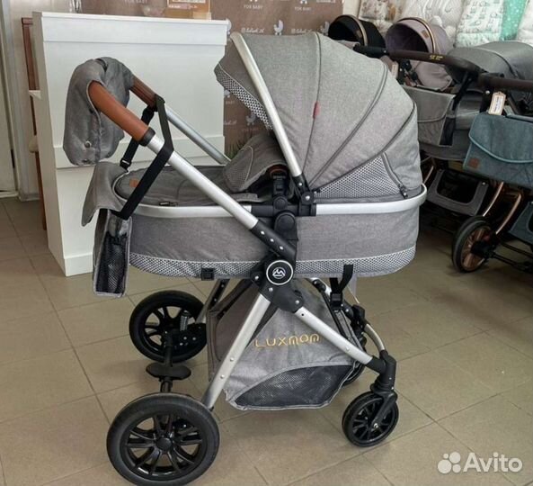 Коляска 2в1 и 3в1 по желанию (серый)