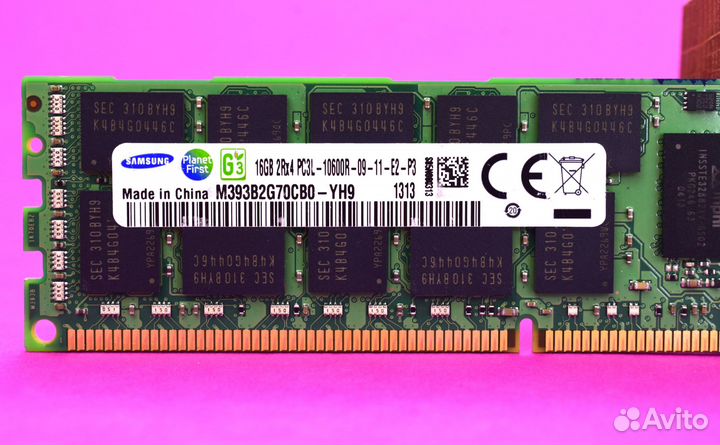 16GB DDR3 L ECC samsung 1333