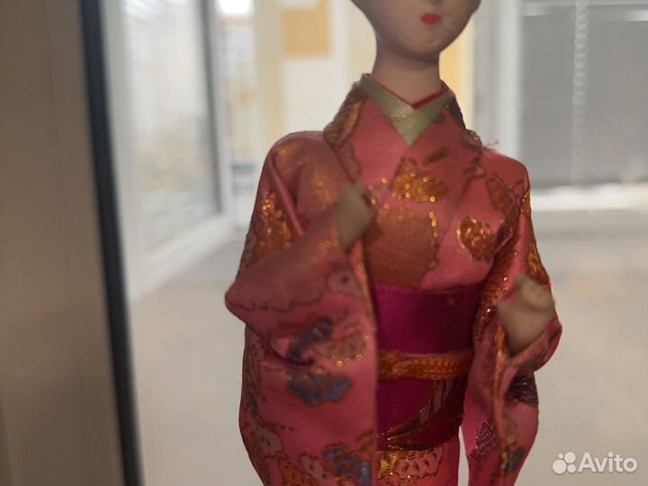 Кукла гейша статуэтка