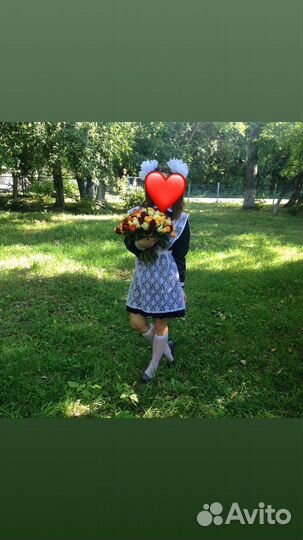 Школьная форма и фартук на последний звонок