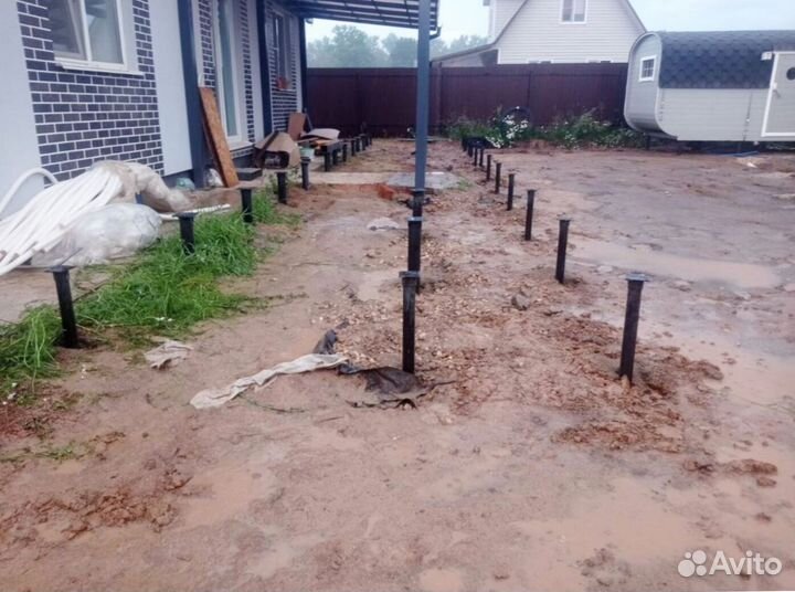 Винтовые сваи под ключ + монтаж