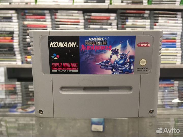 Super Probotector Alien Rebels для snes EU