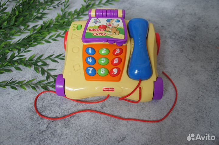 Fisher Price телефон музыкальный