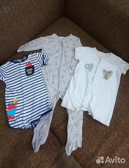 Вещи пакетом на мальчика 68 74 80