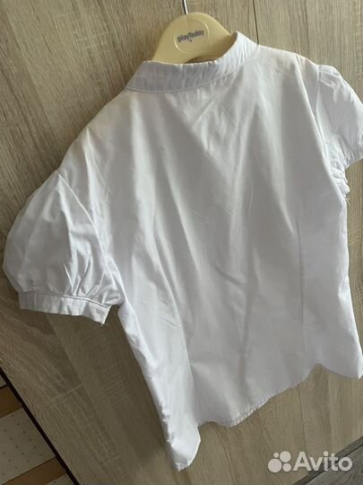 Блузка белая школьная 152