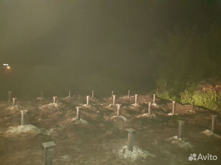 Винтовые сваи под ключ Фундамент на винтовых сваях