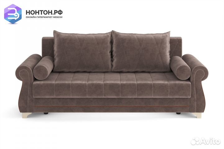 Диван книжка Порто М коричневый
