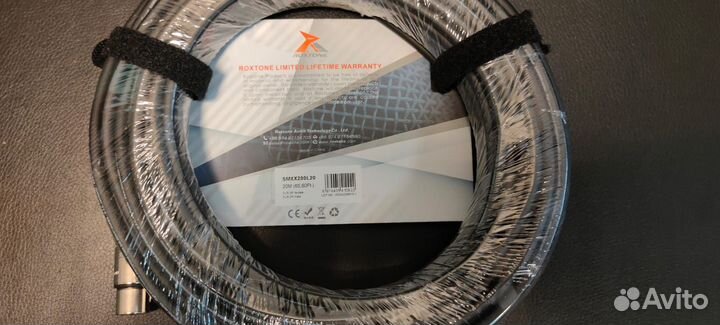 Шнур XLR-XLR roxtone smxx200/20 длина 20 метров