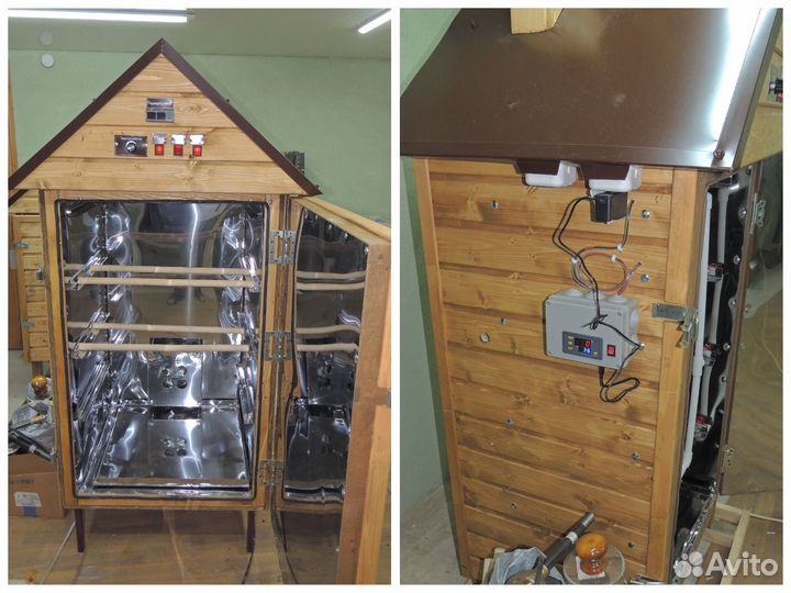 Коптилка холодного и горячего копчения / Коптильня