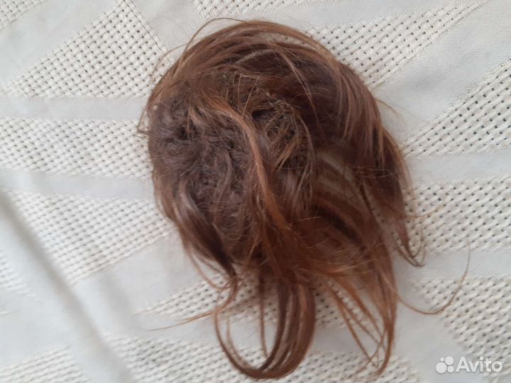 Шиньон из натуральных волос
