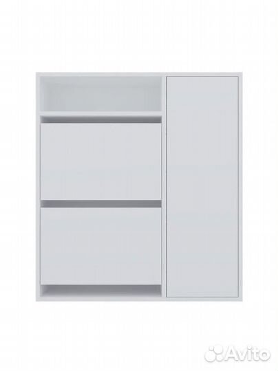 Обувница 2 секции + отсек справа 900х229мм h 900мм