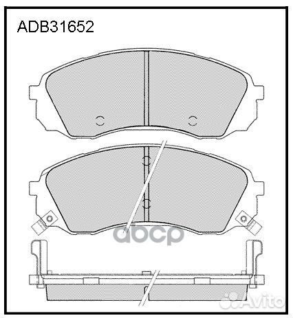 Колодки тормозные Hyundai Starex/H1 97-07, Gran