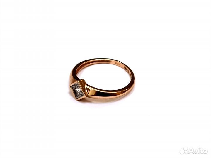 Кольцо золотое 17 р (долгополова)