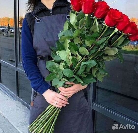 Высокие розы