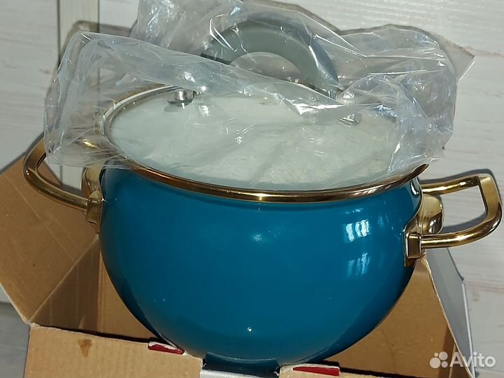 Кастрюля эмалированная новая Premium