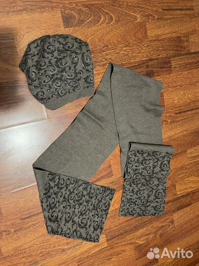 Шарф, шапка, перчатки