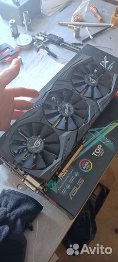 Продам видеокарту rx 580 Strix