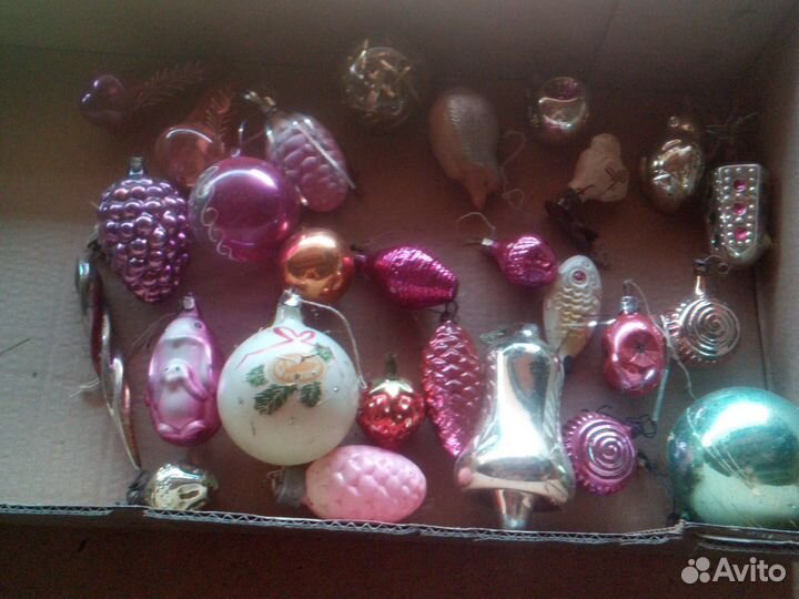 Елочные игрушки СССР советские
