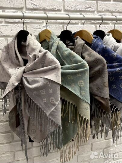 Платок палантин шарф Louis Vuitton кашемир