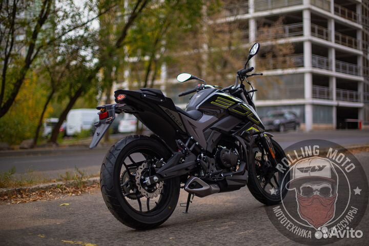 Дорожный мотоцикл Ataki Batllo black новый