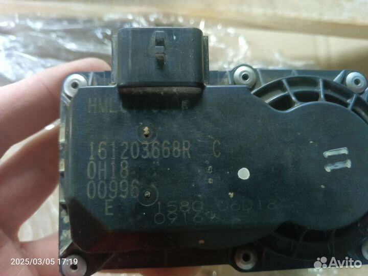 Дроссельная заслонка 2.0 renault duster f4r