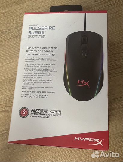 Игровая мышь hyperx pulsefire