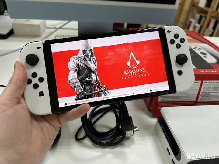 Nintendo switch oled полный комплект