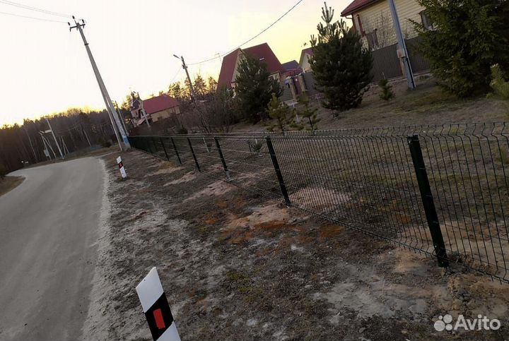 Сетка для забора 3d