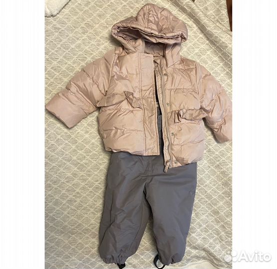 Зимняя куртка и штаны 80 раз. Baby go для девочки