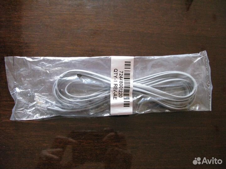 Кабель новый для стационарных телефонов, 2.25м