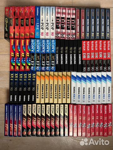 Аудиокассеты новые запечатанные