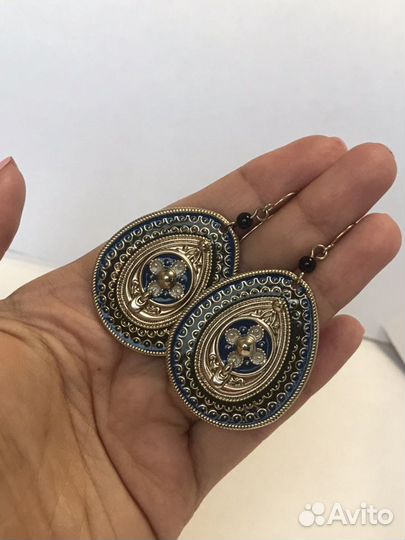 Серьги вечерние