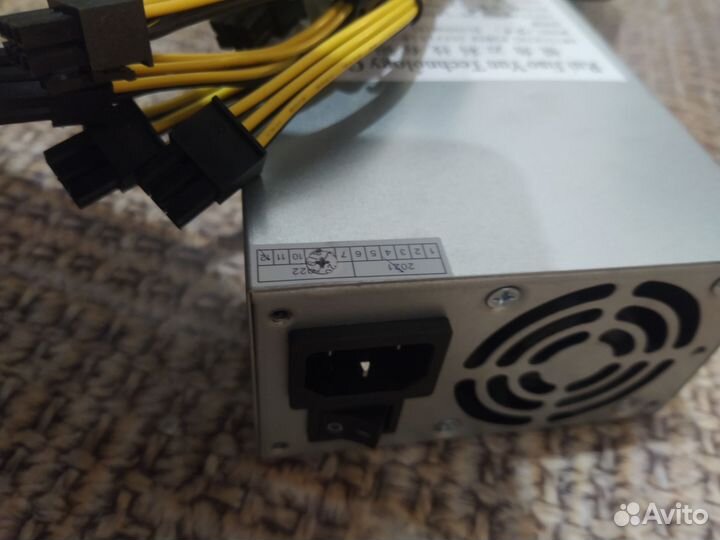 Блок питания 2000вт новый для асика l3+ сдвоенный