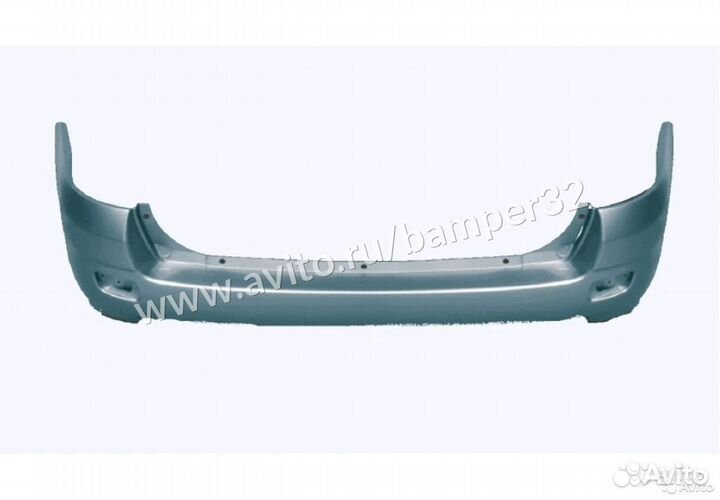 Бампер Приора 2171 задний крашенный