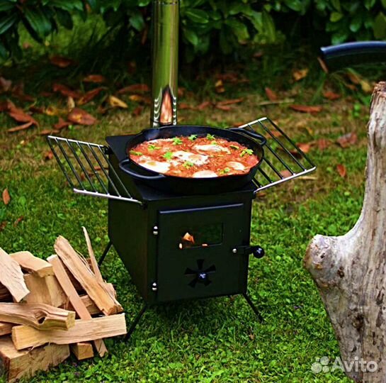 Печь складная походная