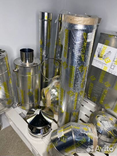 Сэндвич Труба Для Дымохода (aisi 430/0,8мм) д.115х