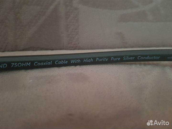Кабель цифровой коаксиальный Monosaudio серебро