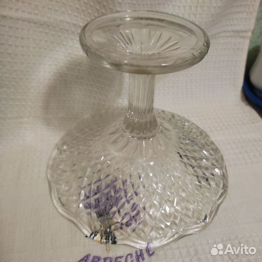 Ваза для фруктов на ножке СССР