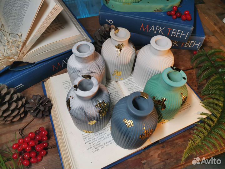 Ваза декоративная для сухоцветов