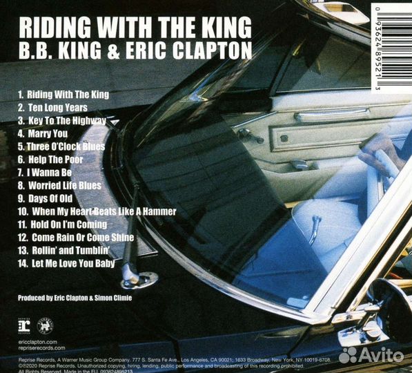 Eric Clapton & B.B. King - Riding With The King (1 CD)