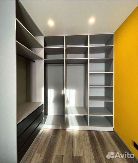 Гардеробная встроенная на заказ