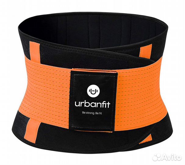 Пояс для похудения Urbanfit, размер XL, оранжевый