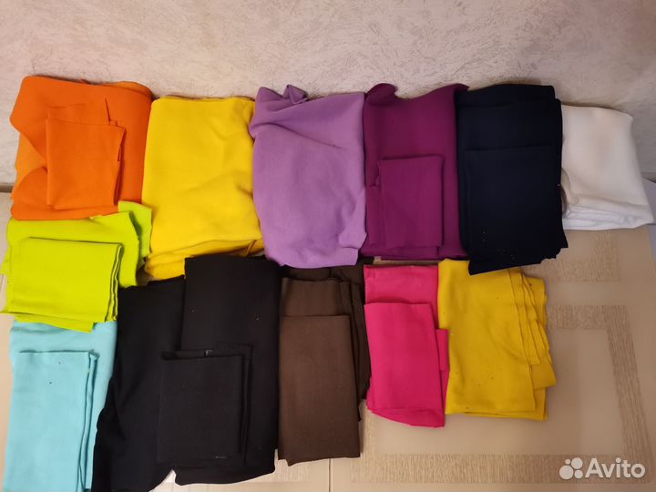 Ткань футер обрезки