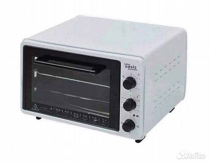 Новая мини-печь oasis M-37W белая